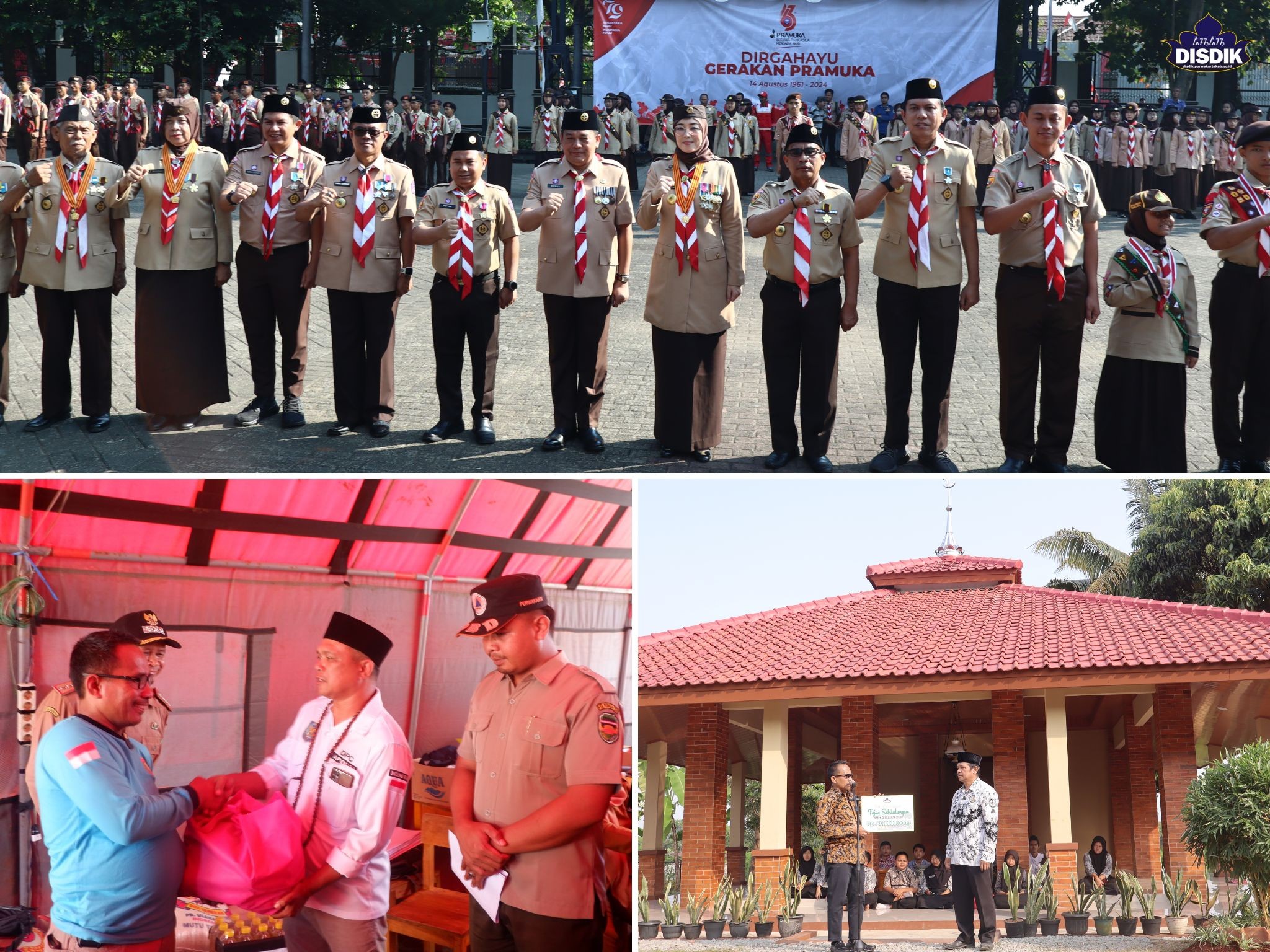 HUT Pramuka ke-63, Purwanto Terima Lencana Bakti Karya dari Kwartir Nasional