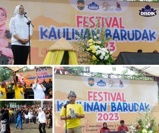 Bupati Purwakarta Membuka Kegiatan Festival Kaulinan Barudak Tahun 2023 