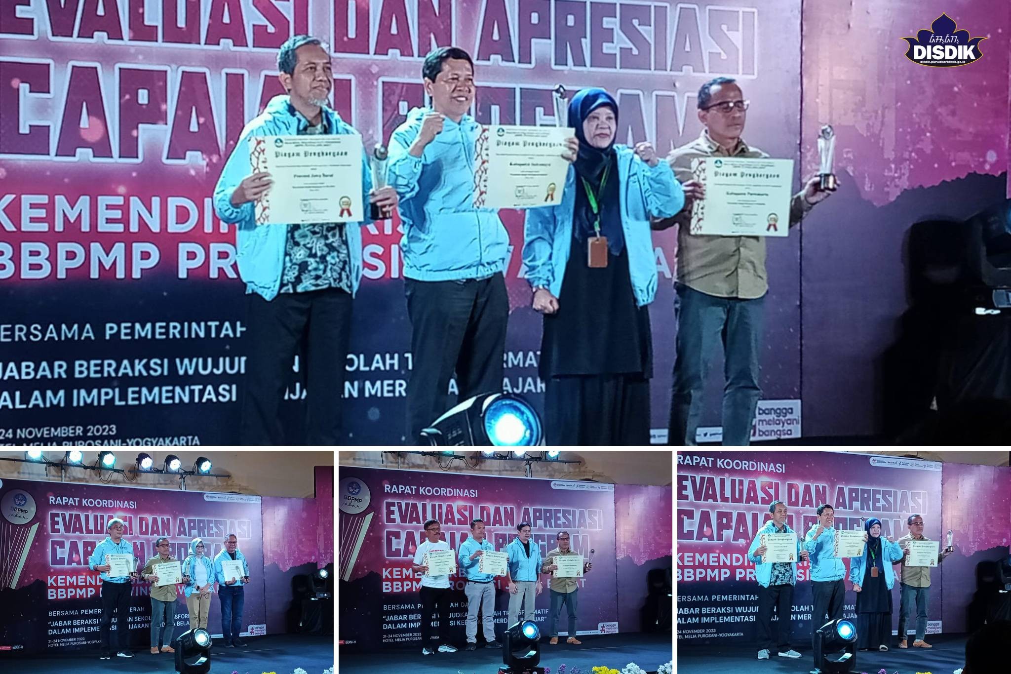 Disdik Purwakarta Borong Penghargaan Apresiasi Capaian Program Kemendikbudristek BBPMP Jawa Barat