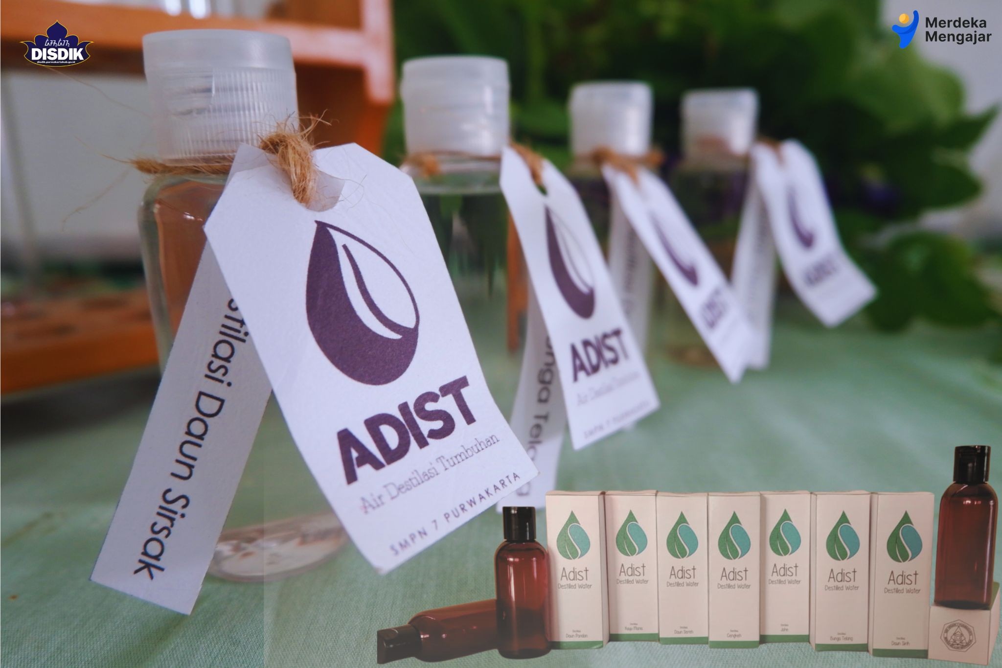 Air Distilasi, Inovasi Pengolahan Tanaman Obat Karya Siswa SMPN 7 Purwakarta