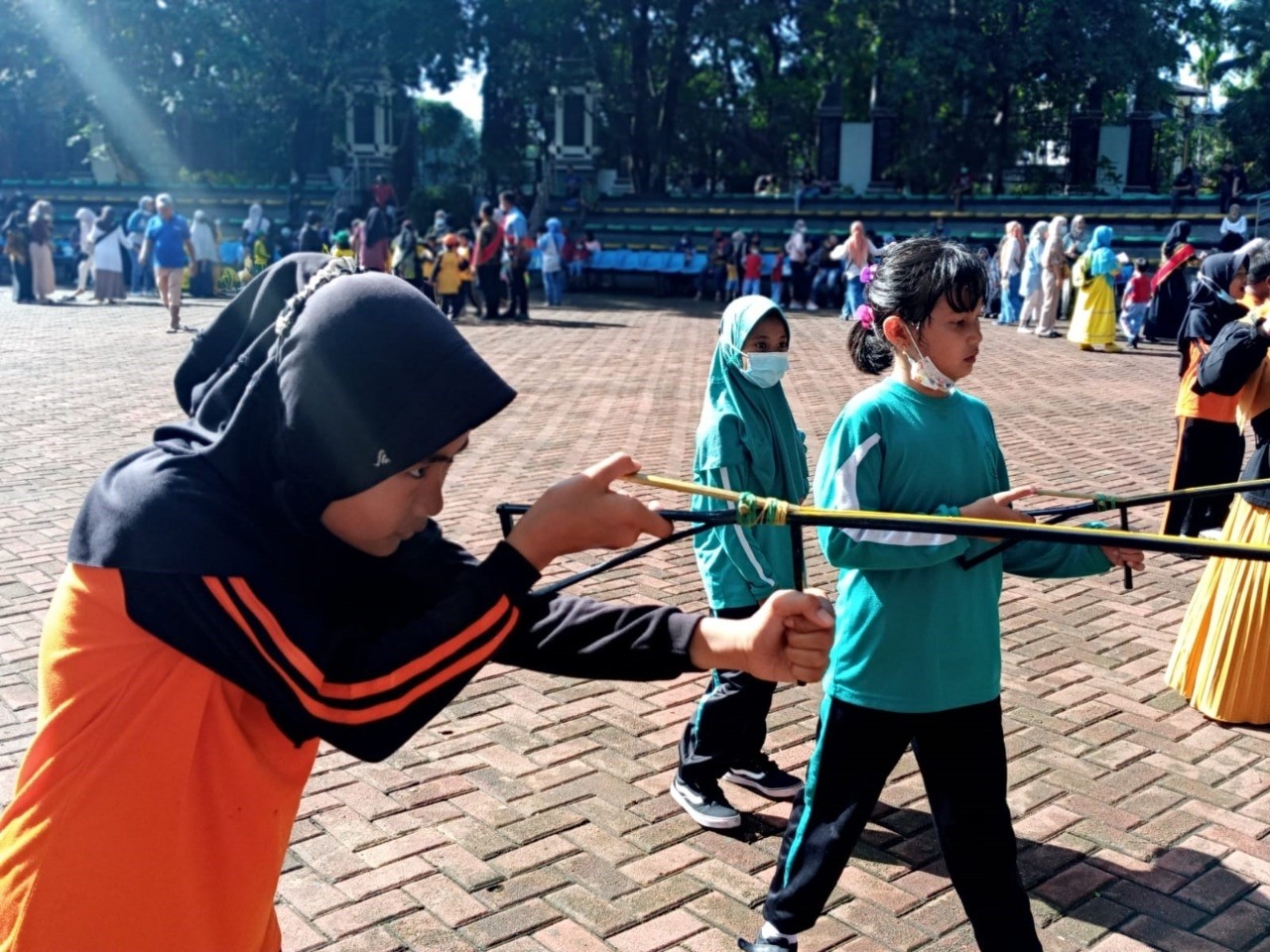 Disdik Kenalkan Permainan Tradisional di Taman Anak Surawisesa